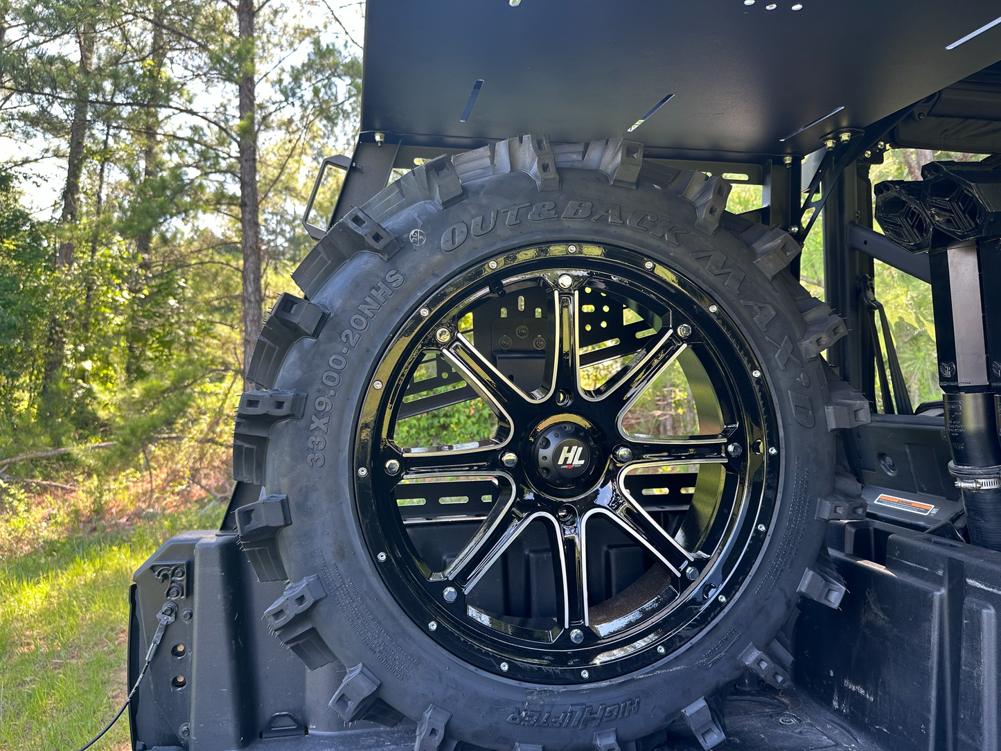 Spare Tire Mount Bed Rack
