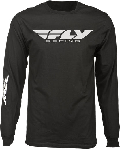 Fly Corporate Long Sleeve Tee Black Sm