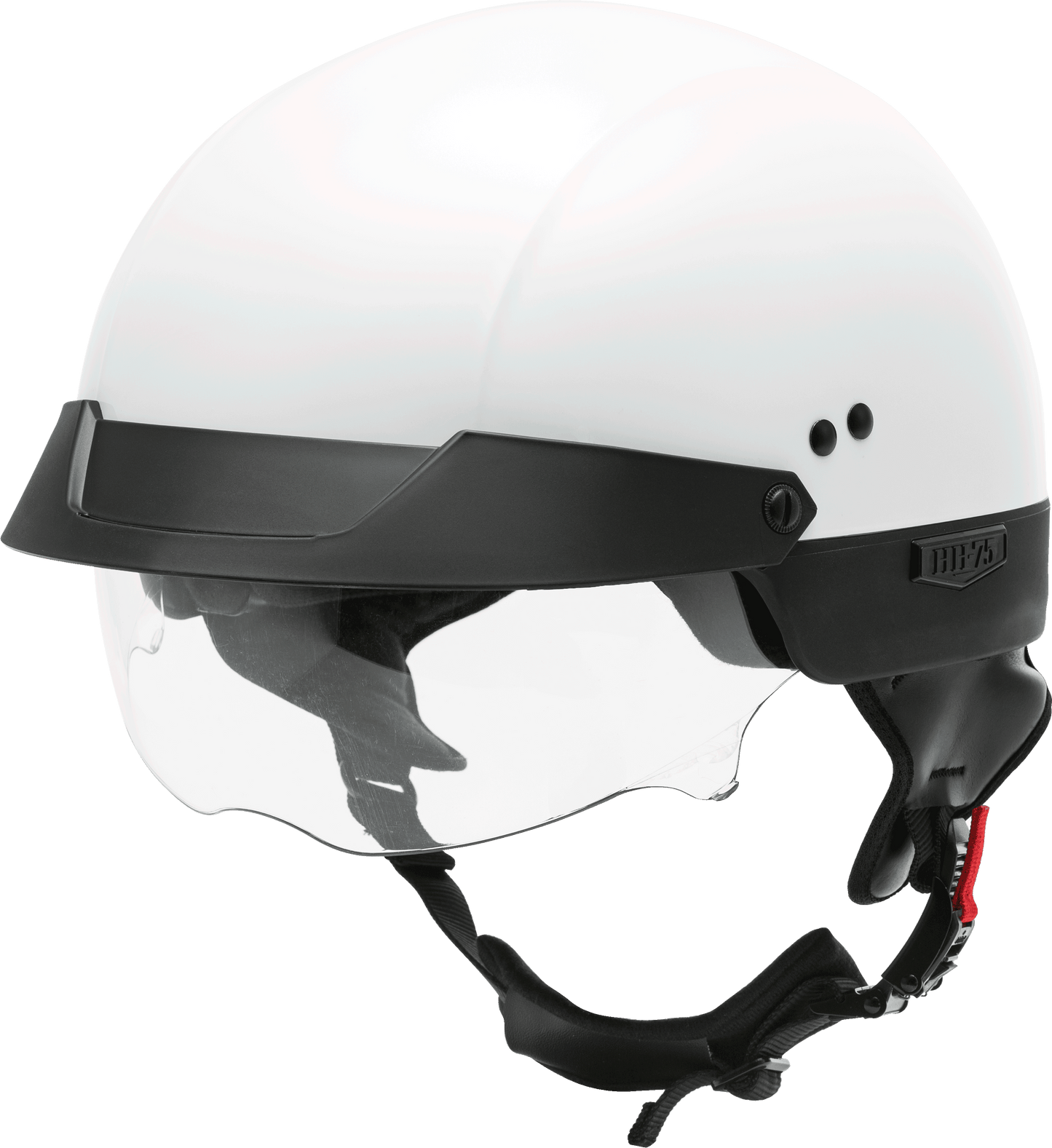 Hh 75 Half Helmet White 2x