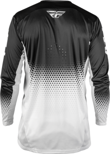 Yth Rayce Sonar Bicycle Jersey White/Black Yxl