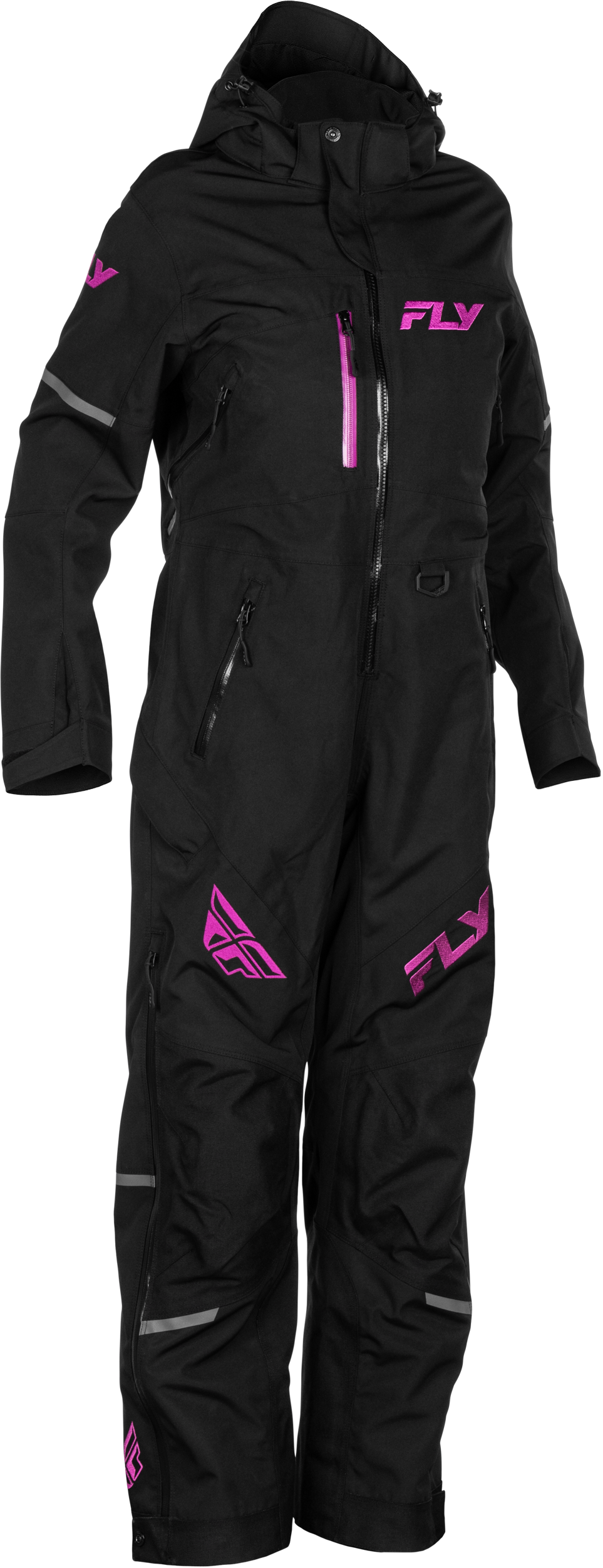 Women's Cobalt Shell Monosuit Black/Fuschia Xs
