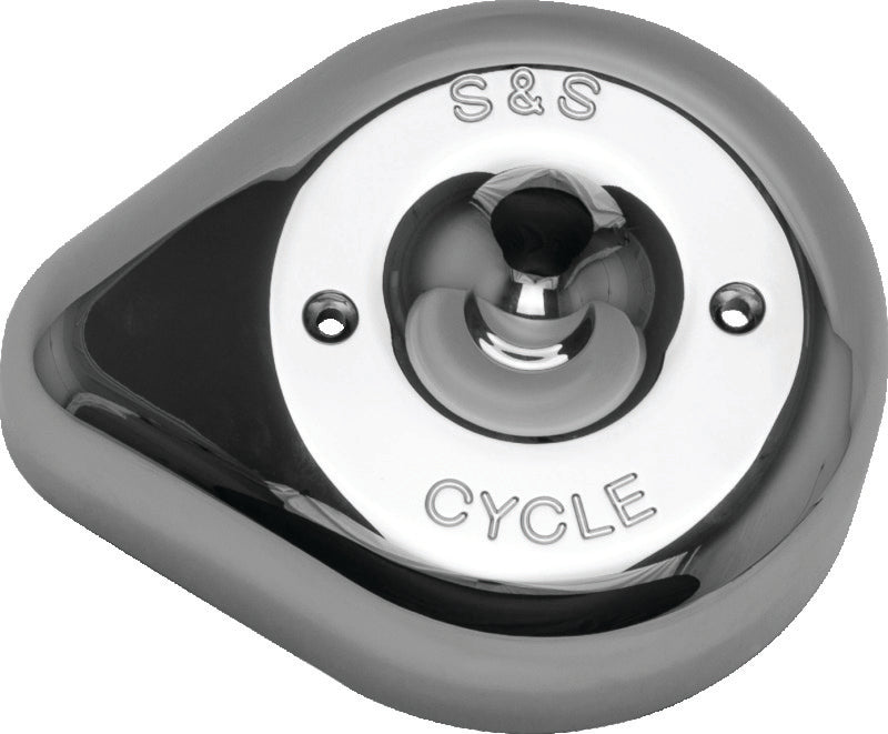S&S Cycle Stealth Applications Teardrop Air Cleaner Cover - Chrome
