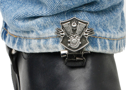 Stirrup/Strap Boot Type (Engine/Shield)