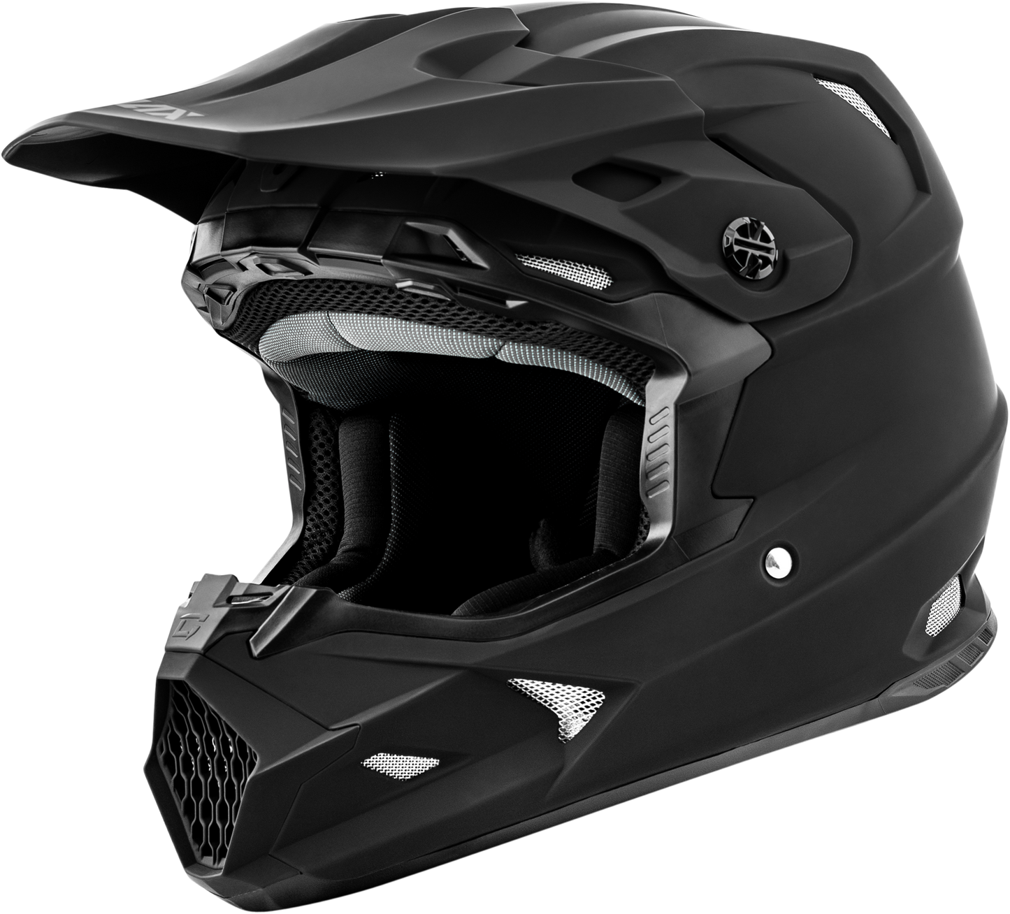Mx 96 Solid Helmets Matte Black Lg