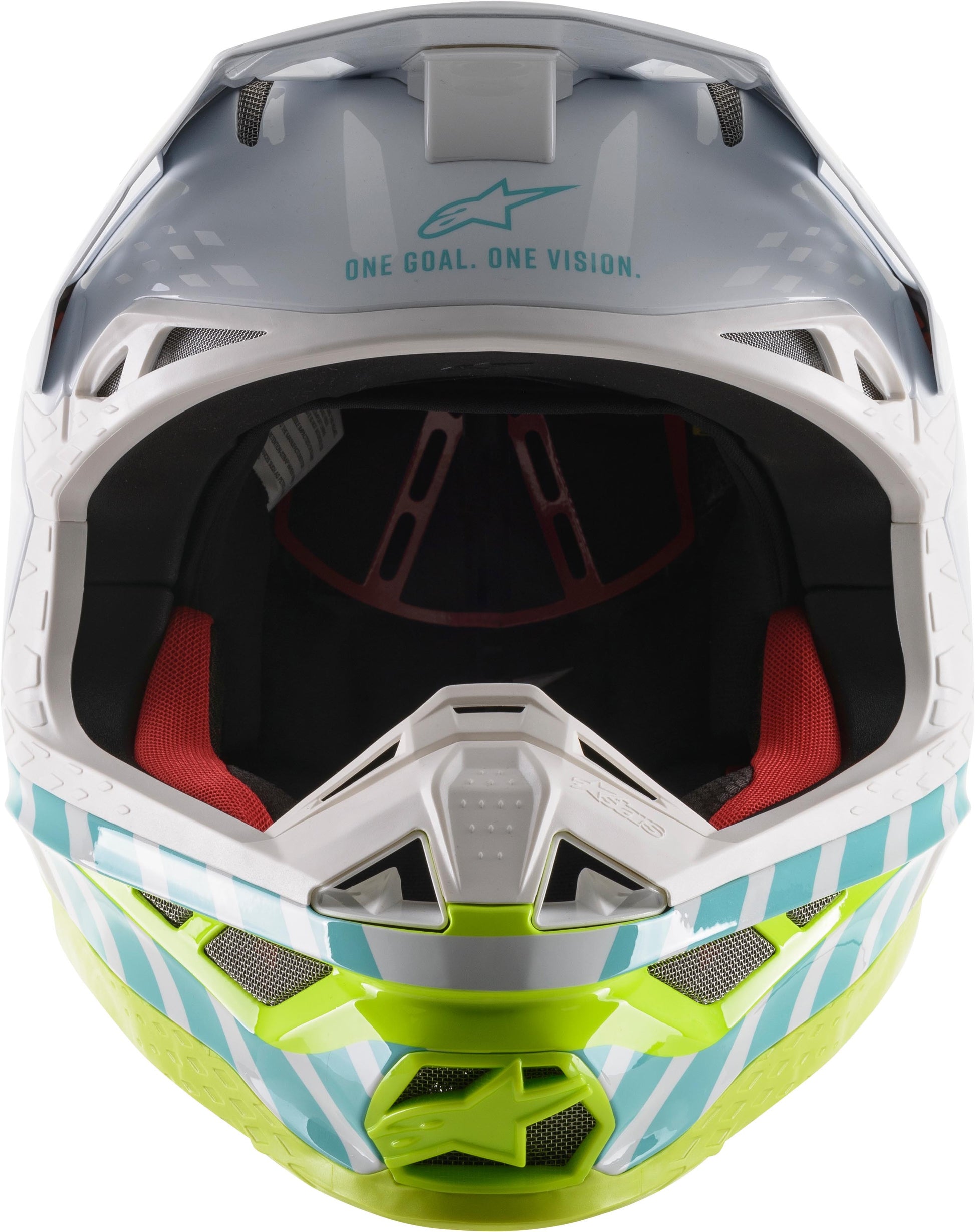 Sm8 Anaheim 2020 Le Helmet Lg Wht/Yllw Fluo/Turq Mg Lg