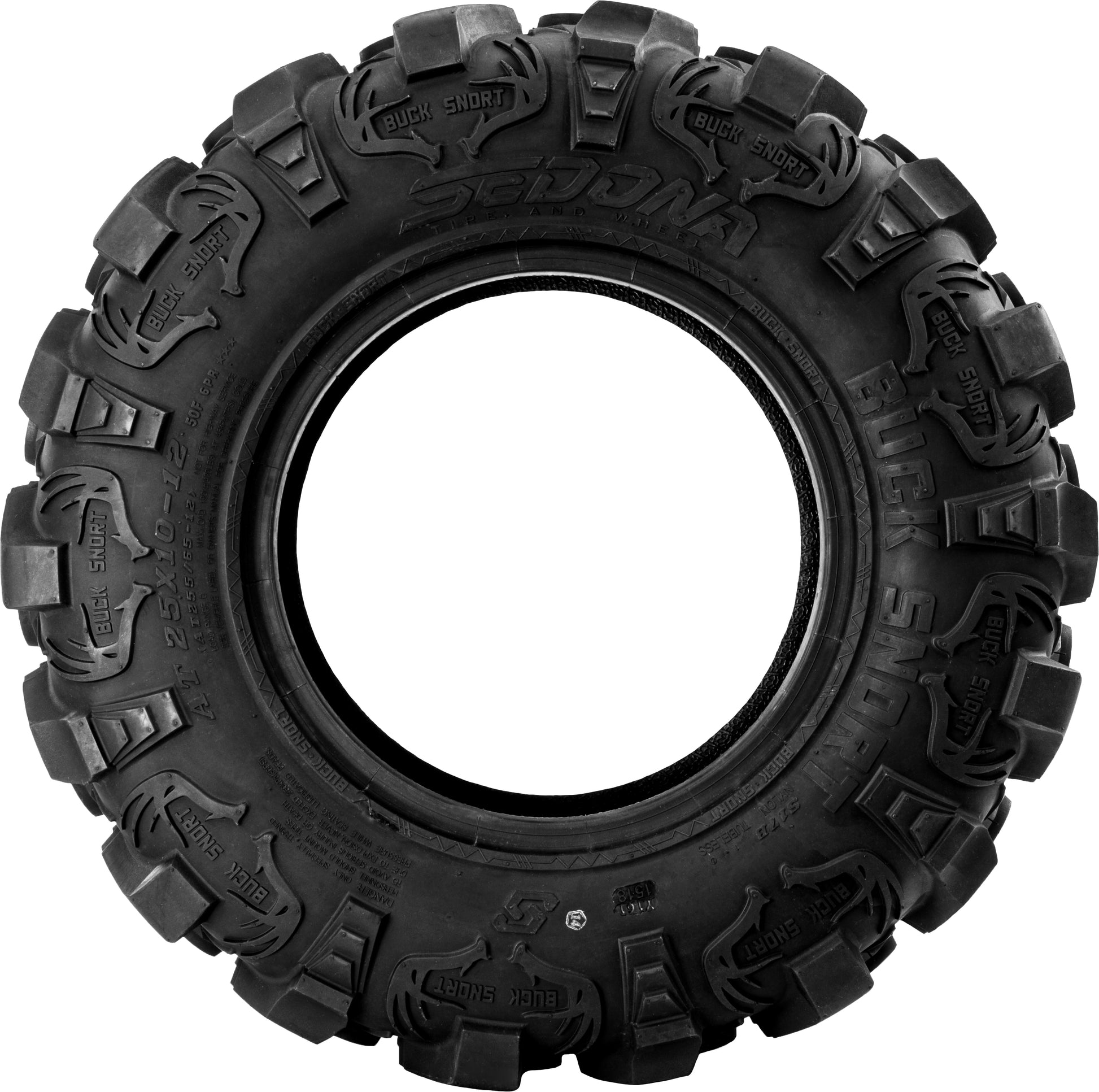 Tire Buck Snort 25x10 12 Bias 6pr Lr420lbs