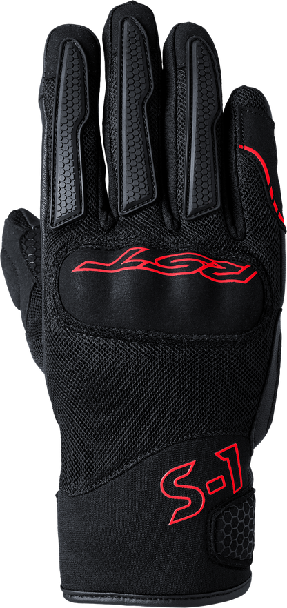 S1 Mesh Ce Glove Black/Red  Sm