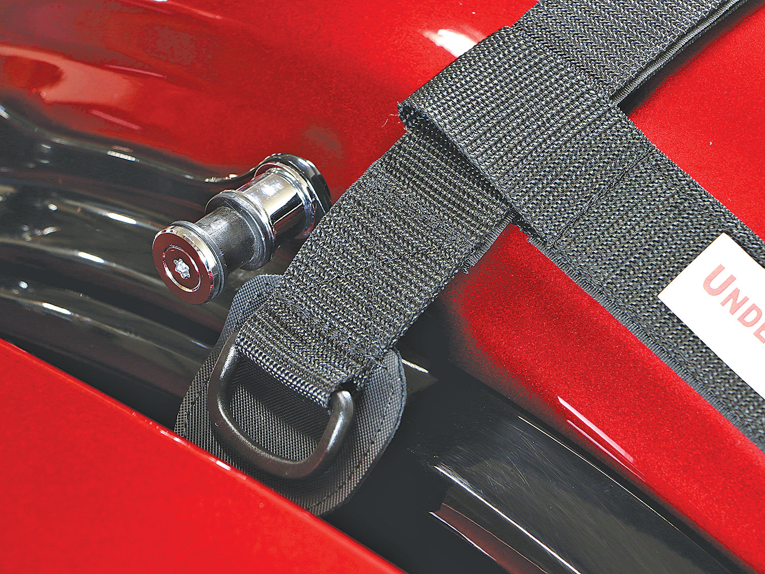 Route 1 Under Seat Attachment Straps Black