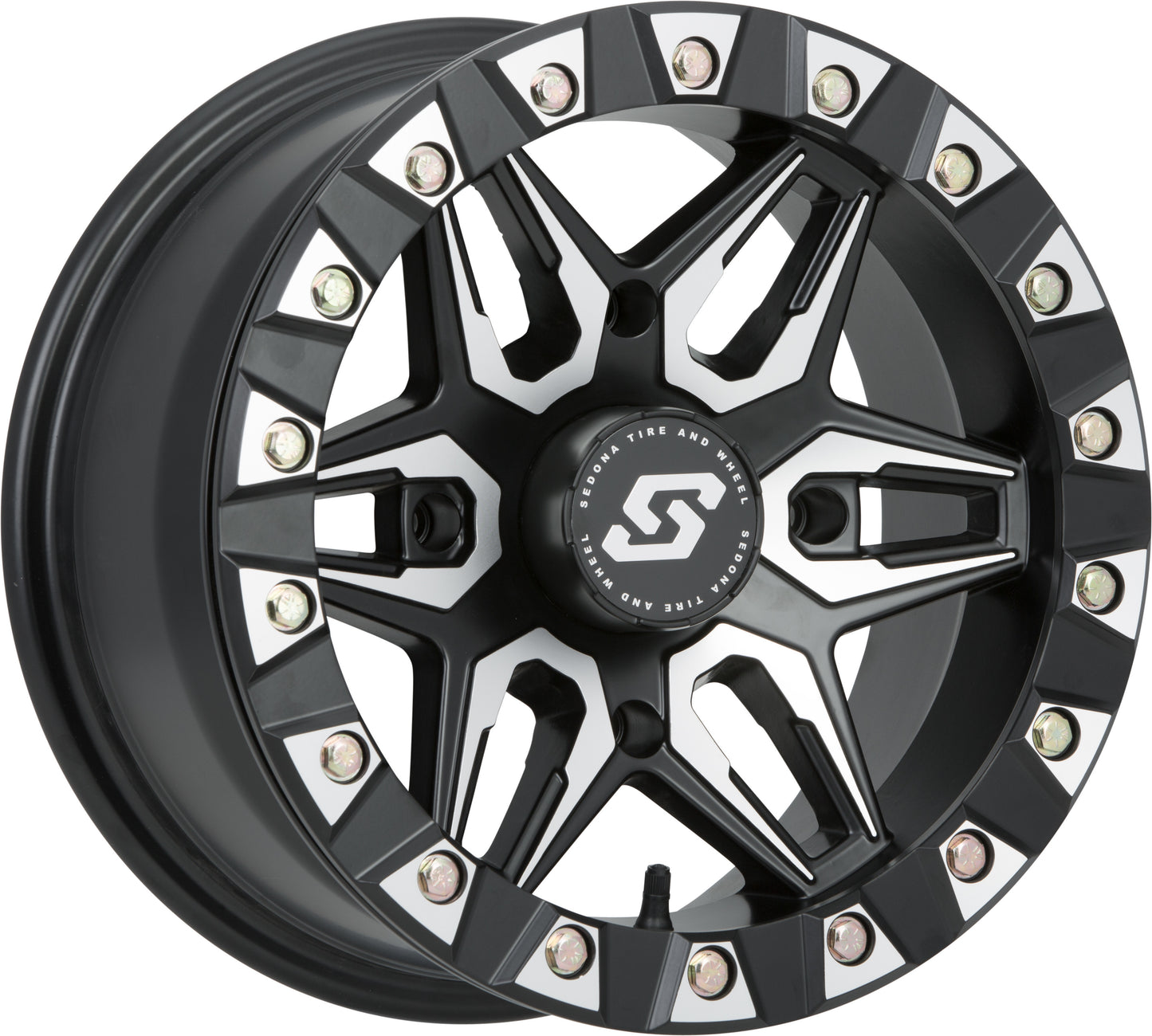 Split 6 Bdlk Wheel 14x10 4/156 5+5 (0mm) Blk/Machined
