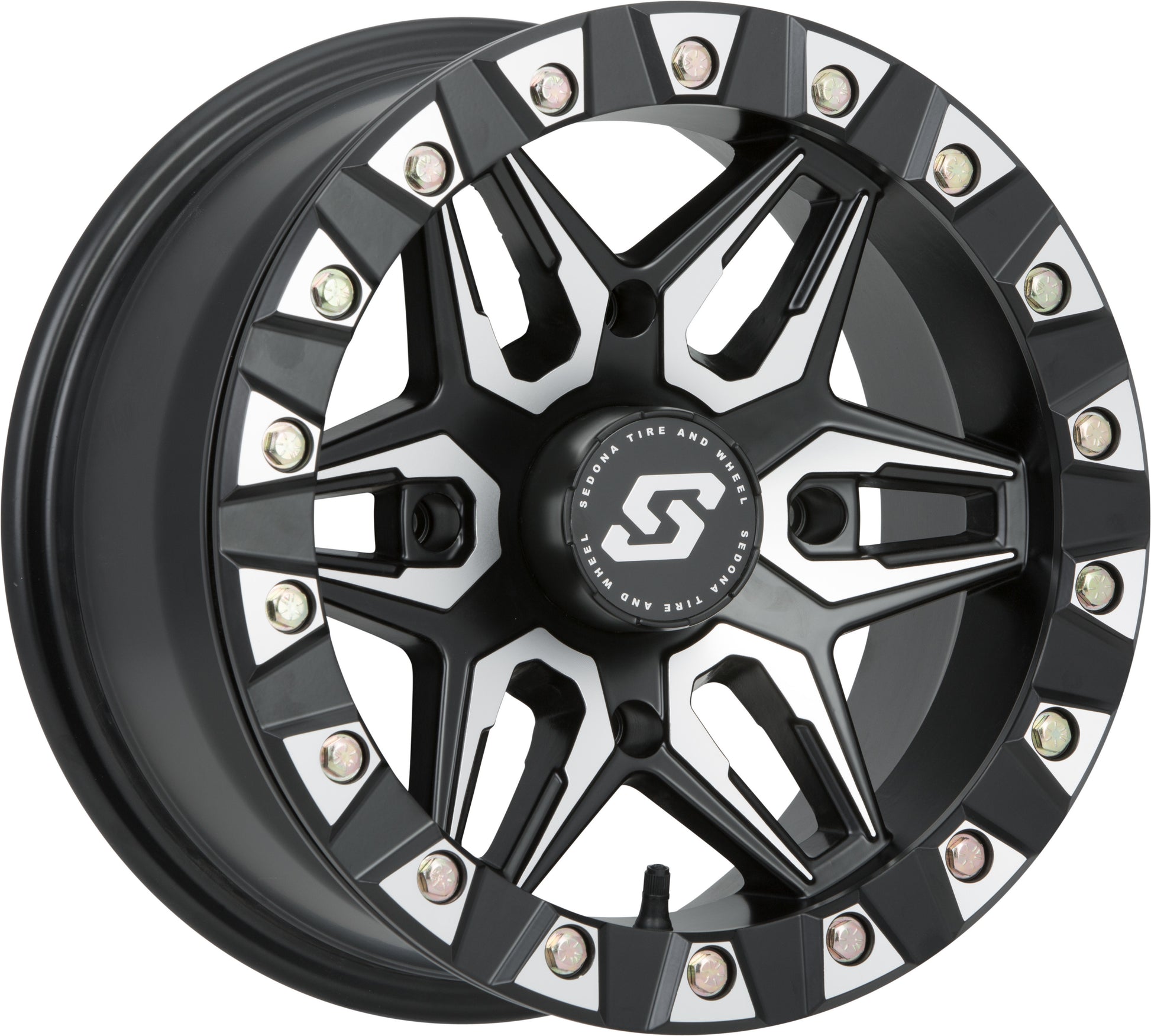 Split 6 Bdlk Wheel 14x7 4/156 4+3 (+5mm) Blk/Machined