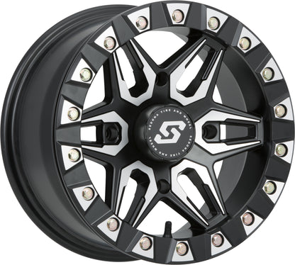 Split 6 Bdlk Wheel 14x7 4/156 4+3 (+5mm) Blk/Machined
