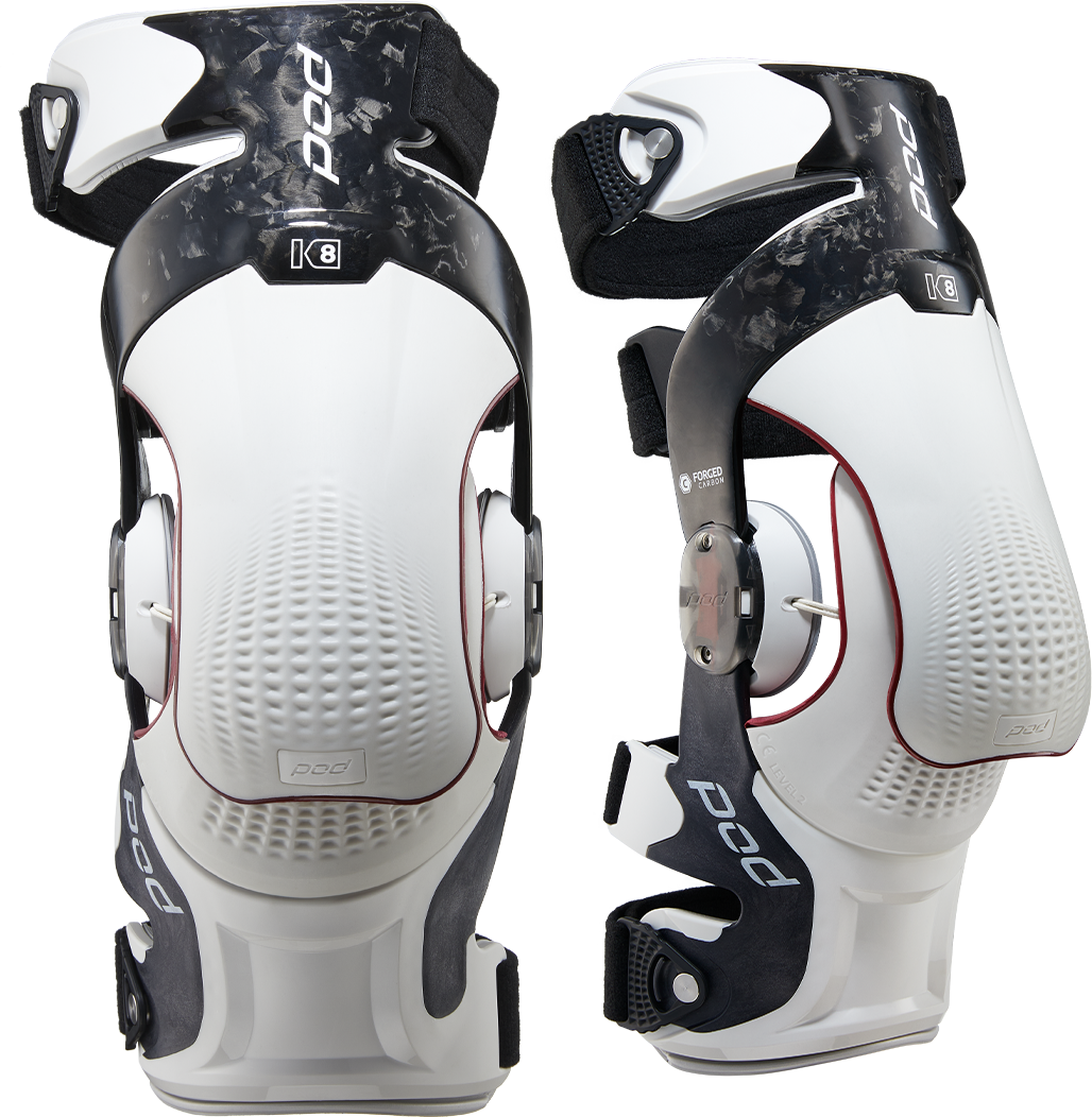 K8 3.0 Knee Brace Carbon (Pr) Carbon/White Md