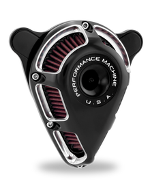 Performance Machine 23-Up CVO, 2024 Touring Jet Air Cleaner - Contrast Cut