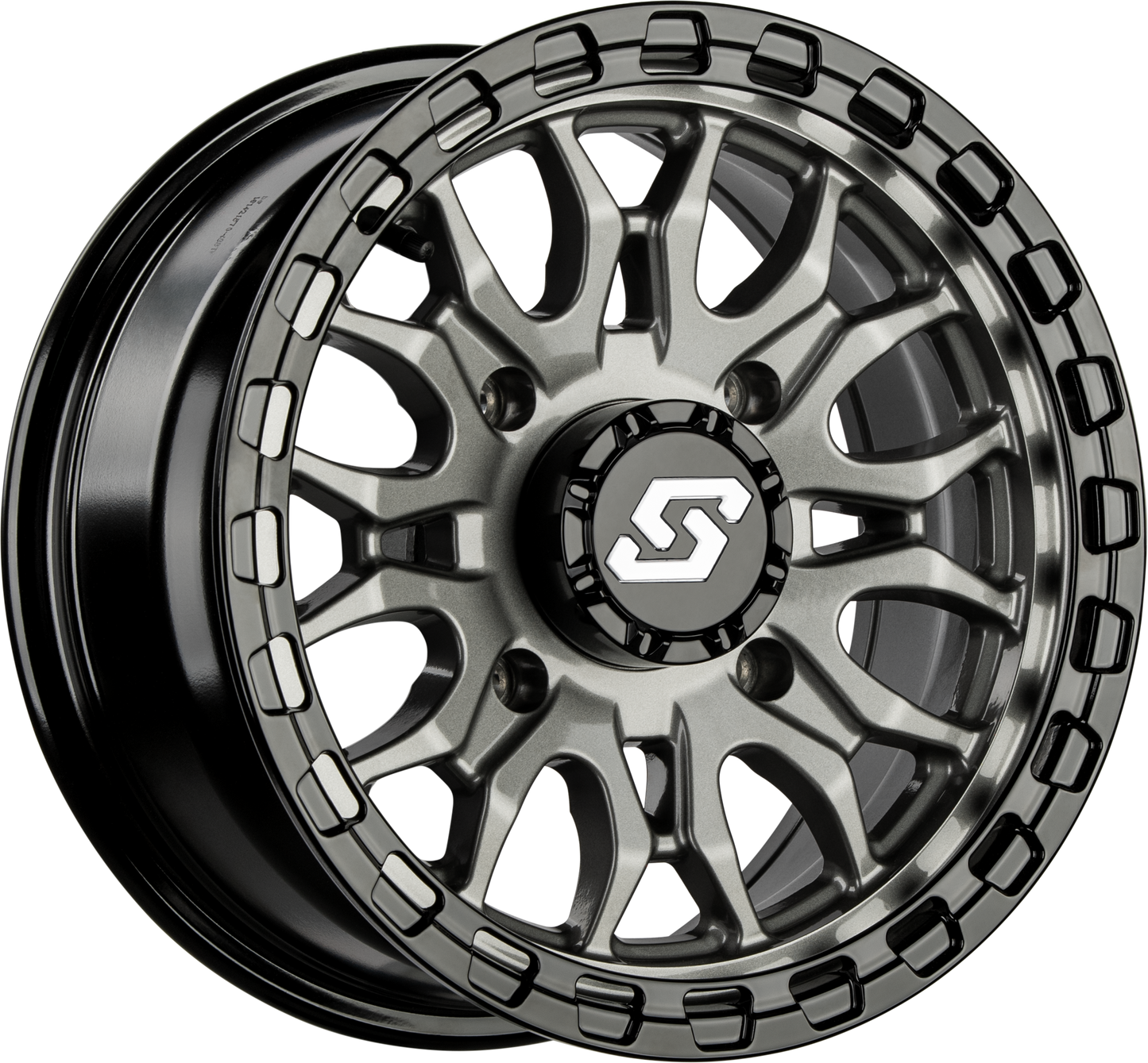 Ignition Wheel 14x7 4/156 +10mm Gunmetal/Blk