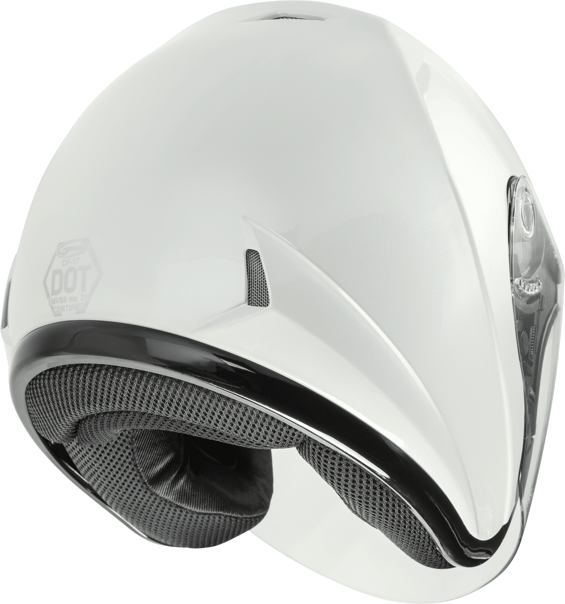 Of 17 Open Face Helmet Pearl White 2x