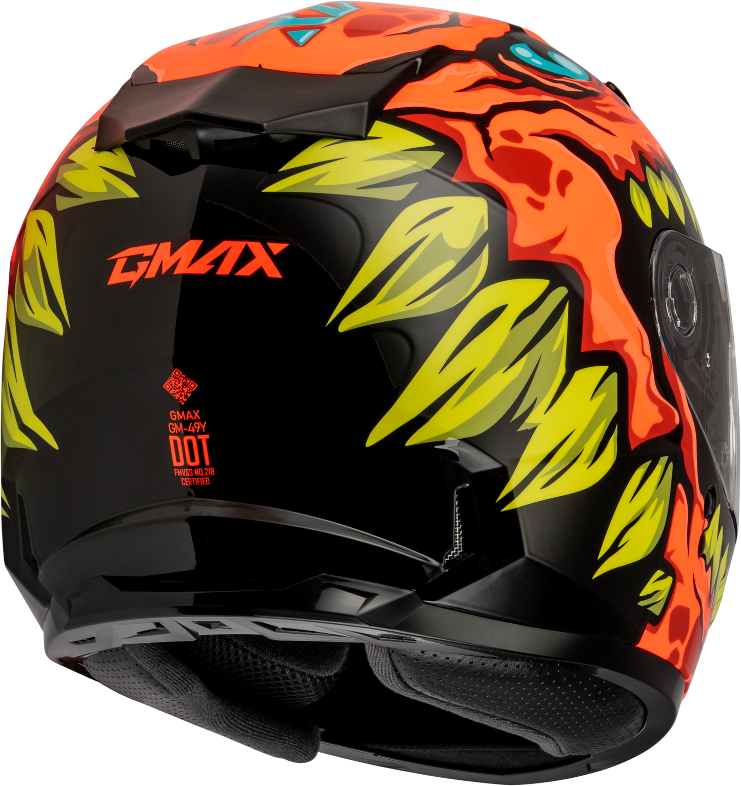 Youth Gm 49y Drax Helmet Orange Yl
