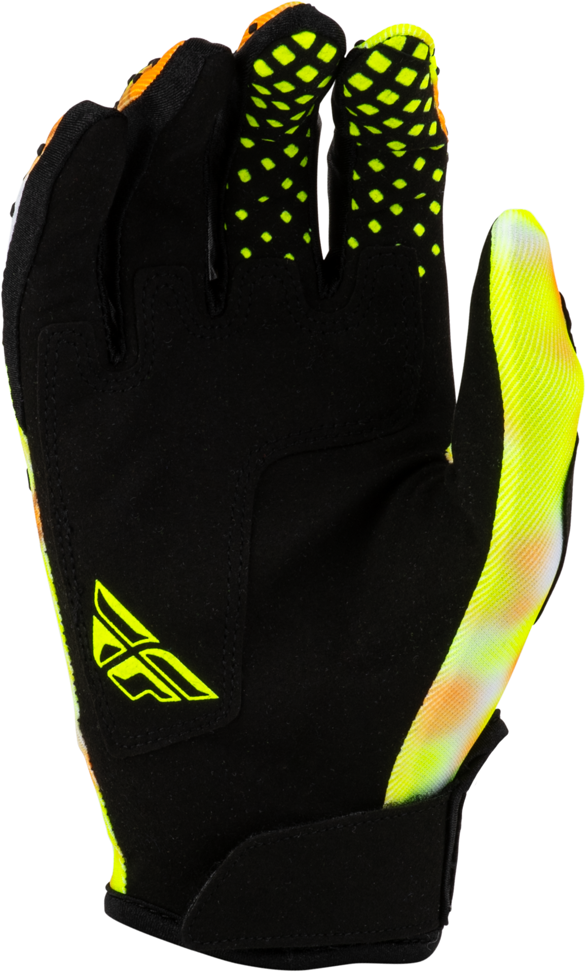 Youth Kinetic Blur Gloves White/Hi Vis/Orange Ys