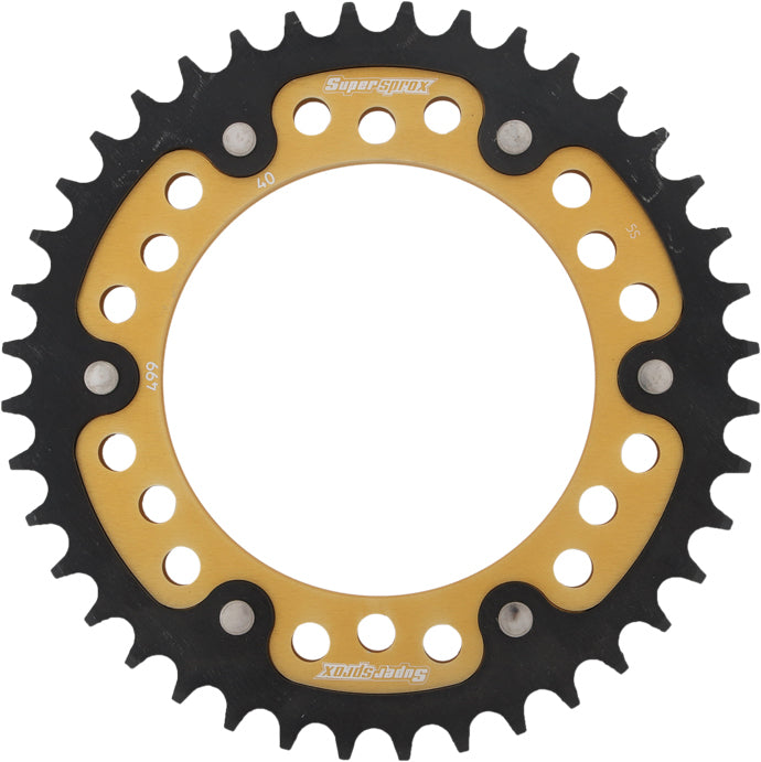 Rear Stealth Sprocket Alu/Stl 40t 530 Gld Kaw/Suz
