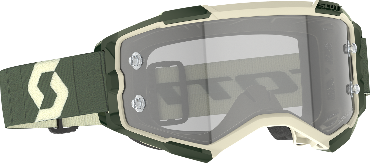Fury Ls Goggle Kaki Green Ls Grey Works