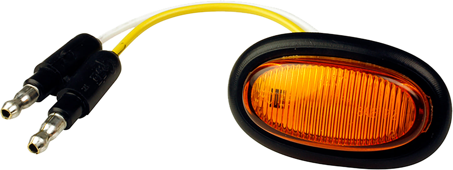 Micronova Oval Led Amber W/Grommet
