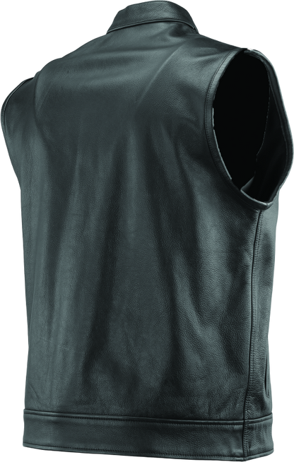 Kuryakyn Leather By River Road Vandal Club Vest Black - Small