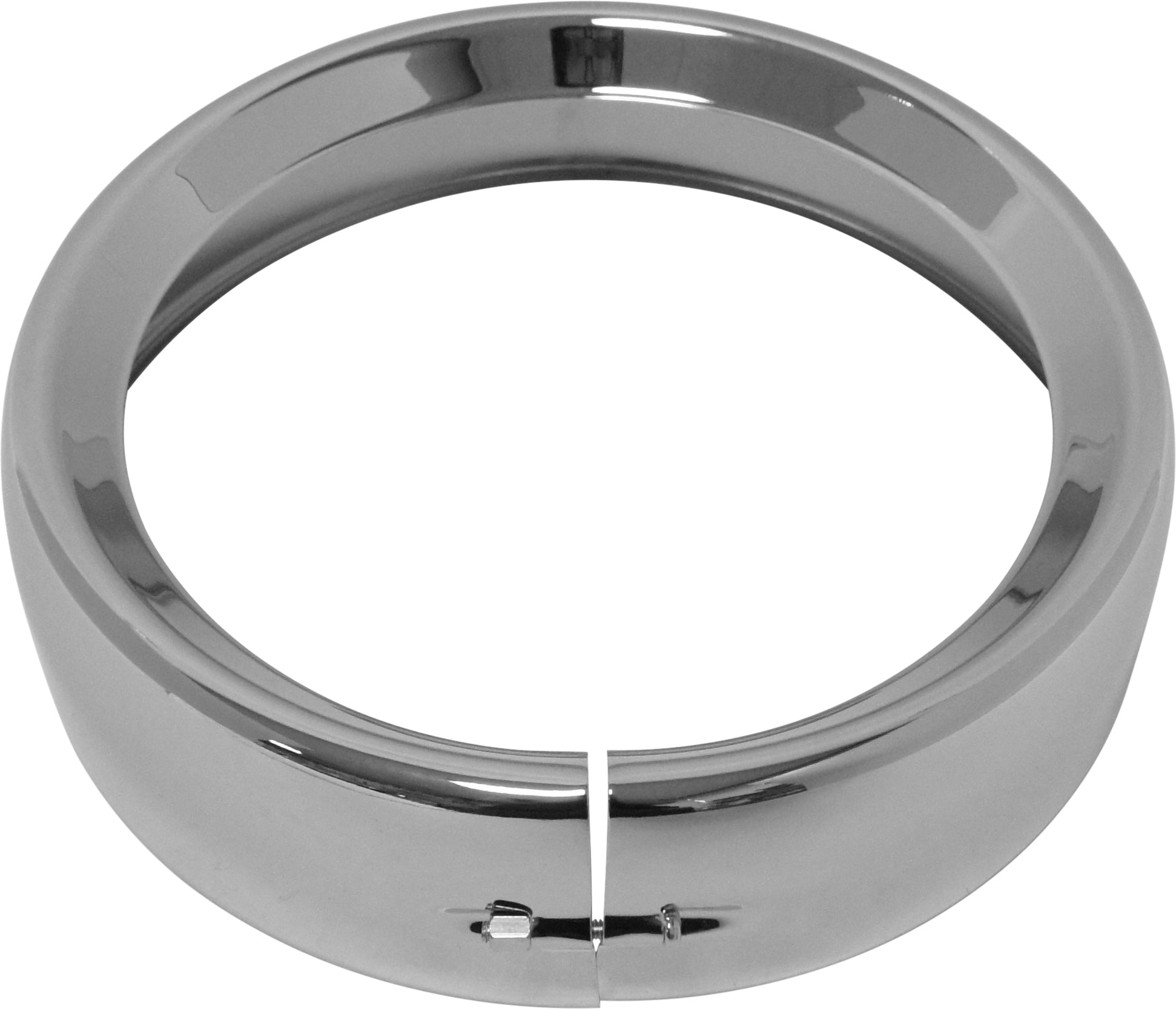 Frenched Headlight Trim Ring Chrome 7 Clamp Style
