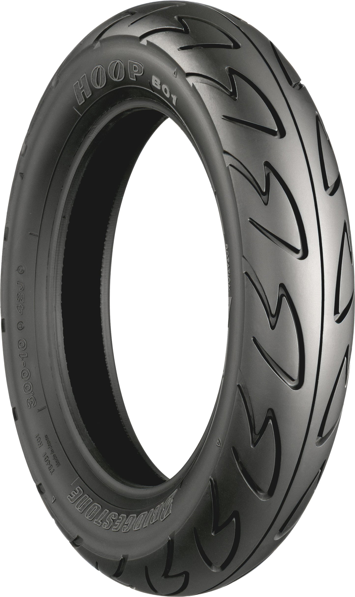 Tire Hoop Front/Rear 80/90 10 44j Bias Tl