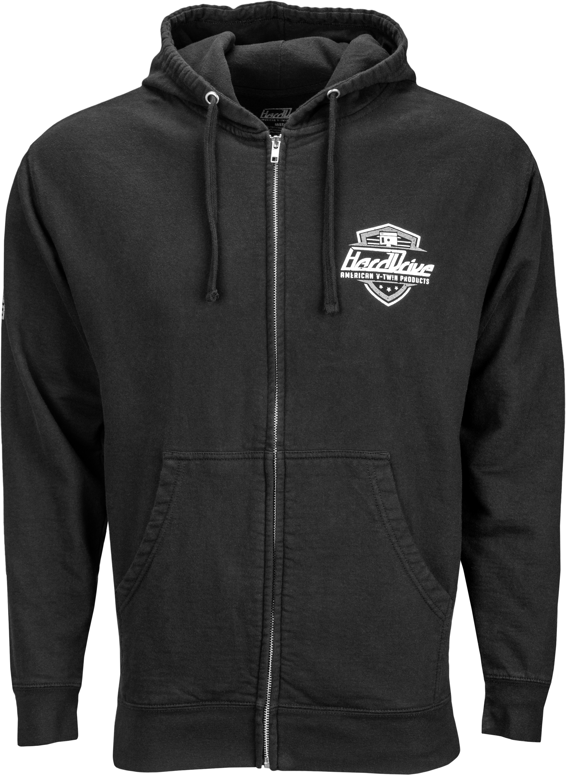 Harddrive Shield Hoodie Black/White 3x