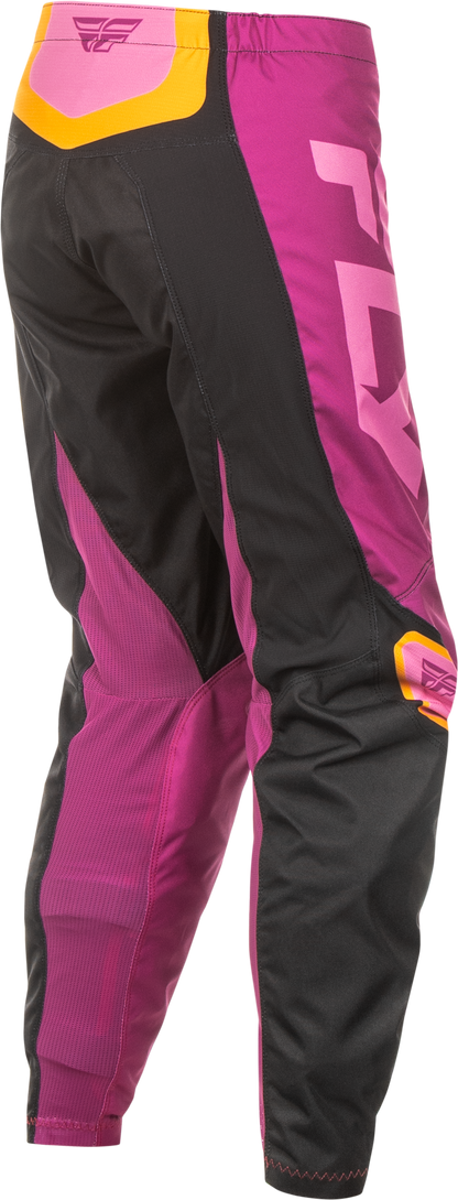 Women's F 16 Pants Ca/Ny Black/Mauve/Yellow Sz 15/16
