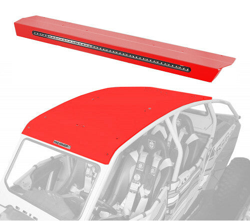 Asylum Rear Wing W/ Lightbar Red