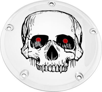 7   Tc Derby Cover Skull Chrome