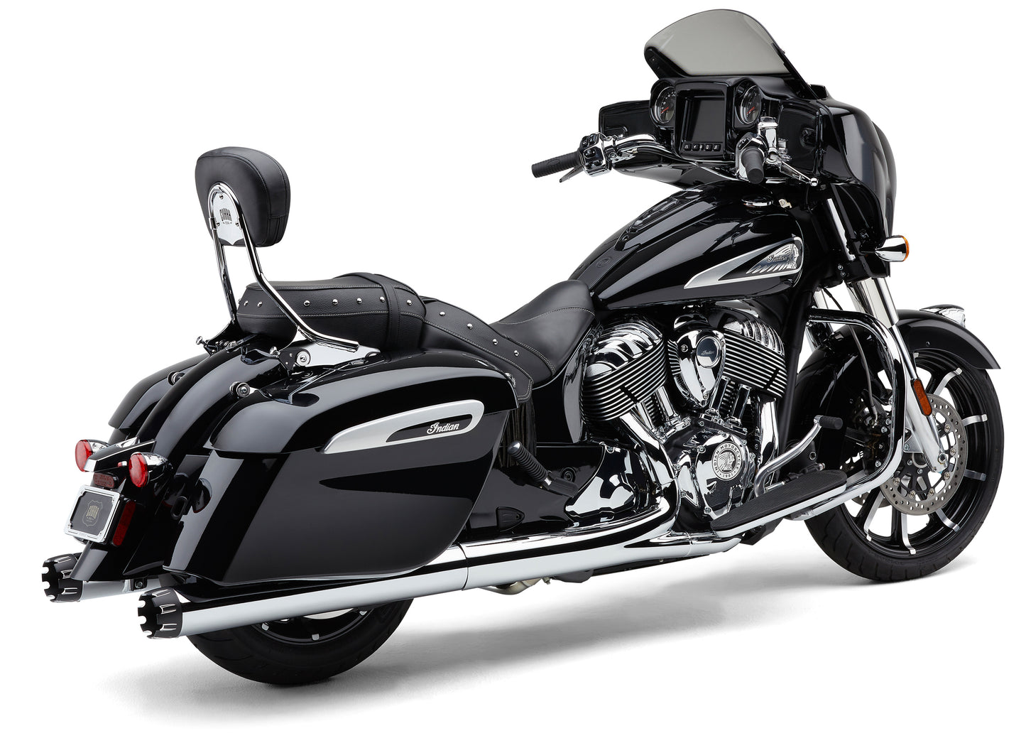Detach Backrest Tall Chrome Chieftain 14 22