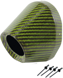 Carbon End Cap Green 1 3/4" I.D.