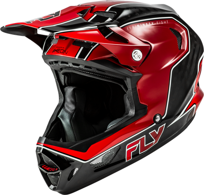 Werx R Flow Carbon Helmet Black Carbon/Red Md