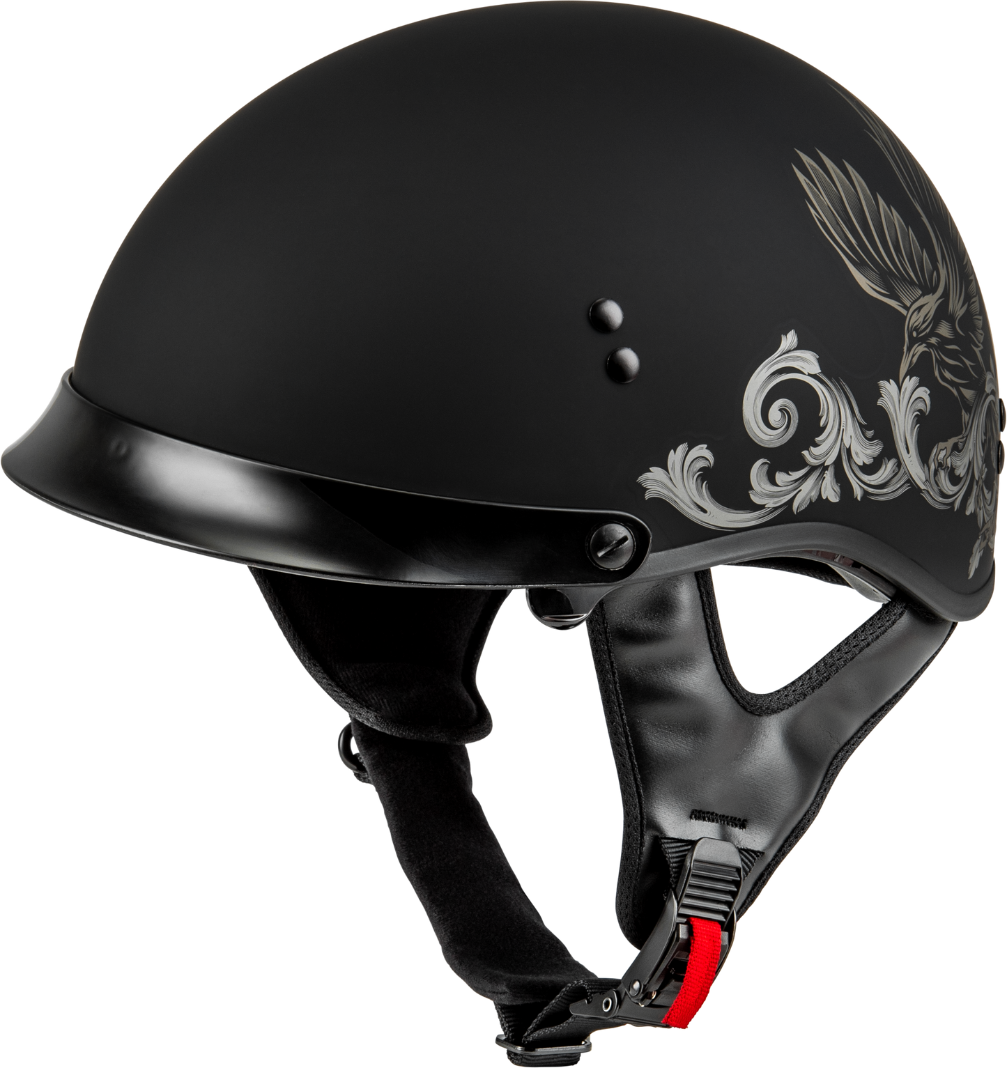 Hh 65 Corvus Helmet W/ Peak Matte Black/Tan 2x