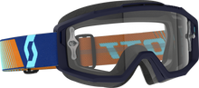 Split Otg Goggle Royal Blue Orange Clear Works