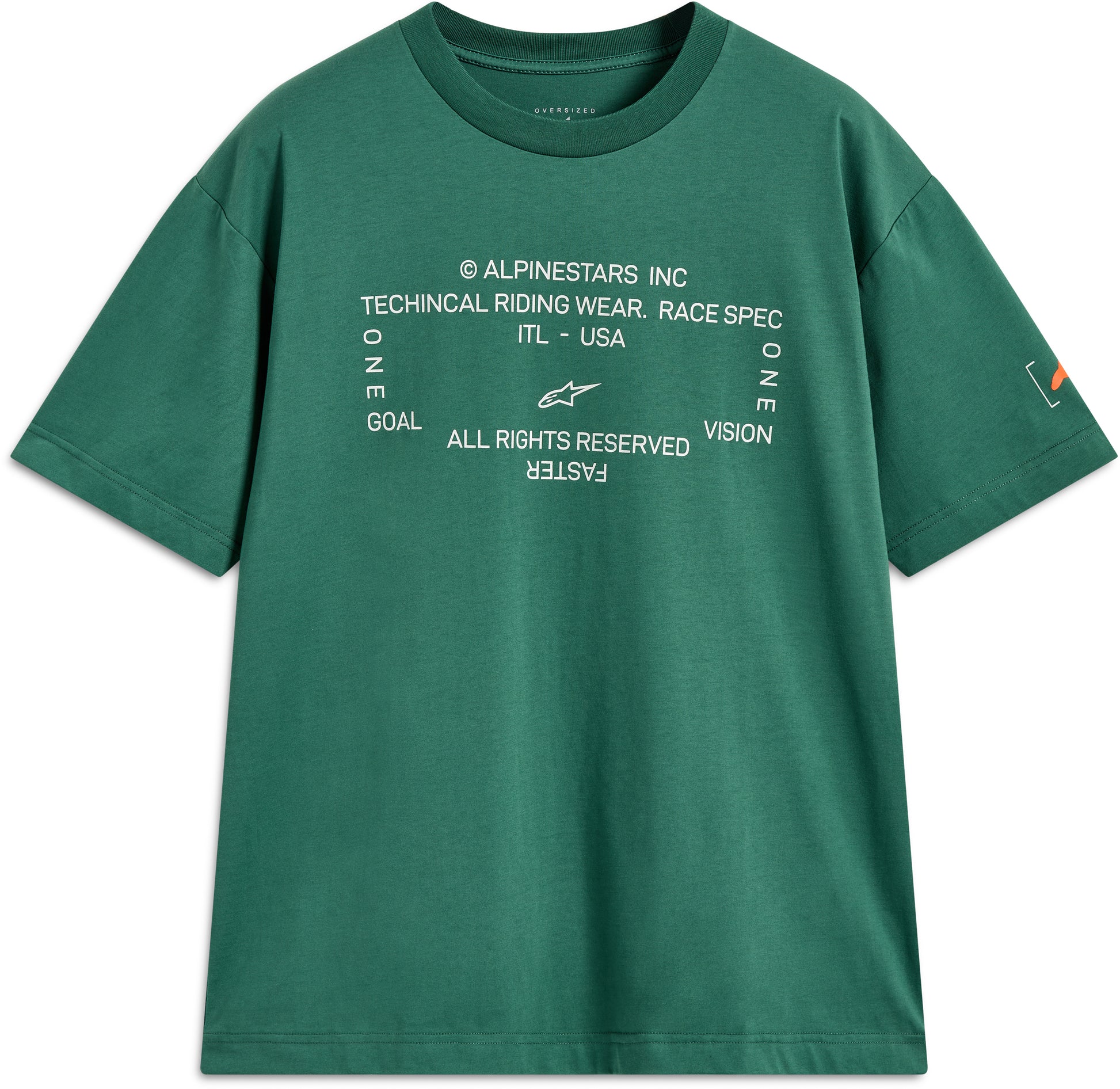 Infinity Oversized Ss Csf Tee Green Lg
