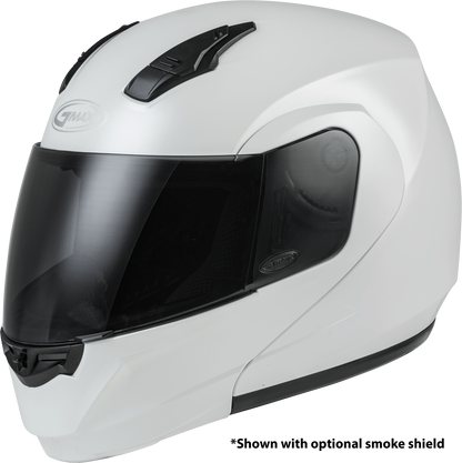 Md 04 Modular Helmet Pearl White 3x
