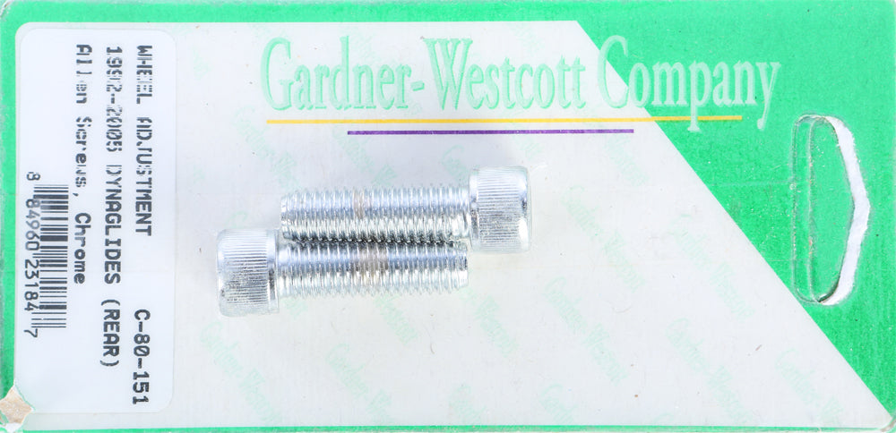 Rear Wheel Adjustment Bolts 92 06 Dyna Models Rear