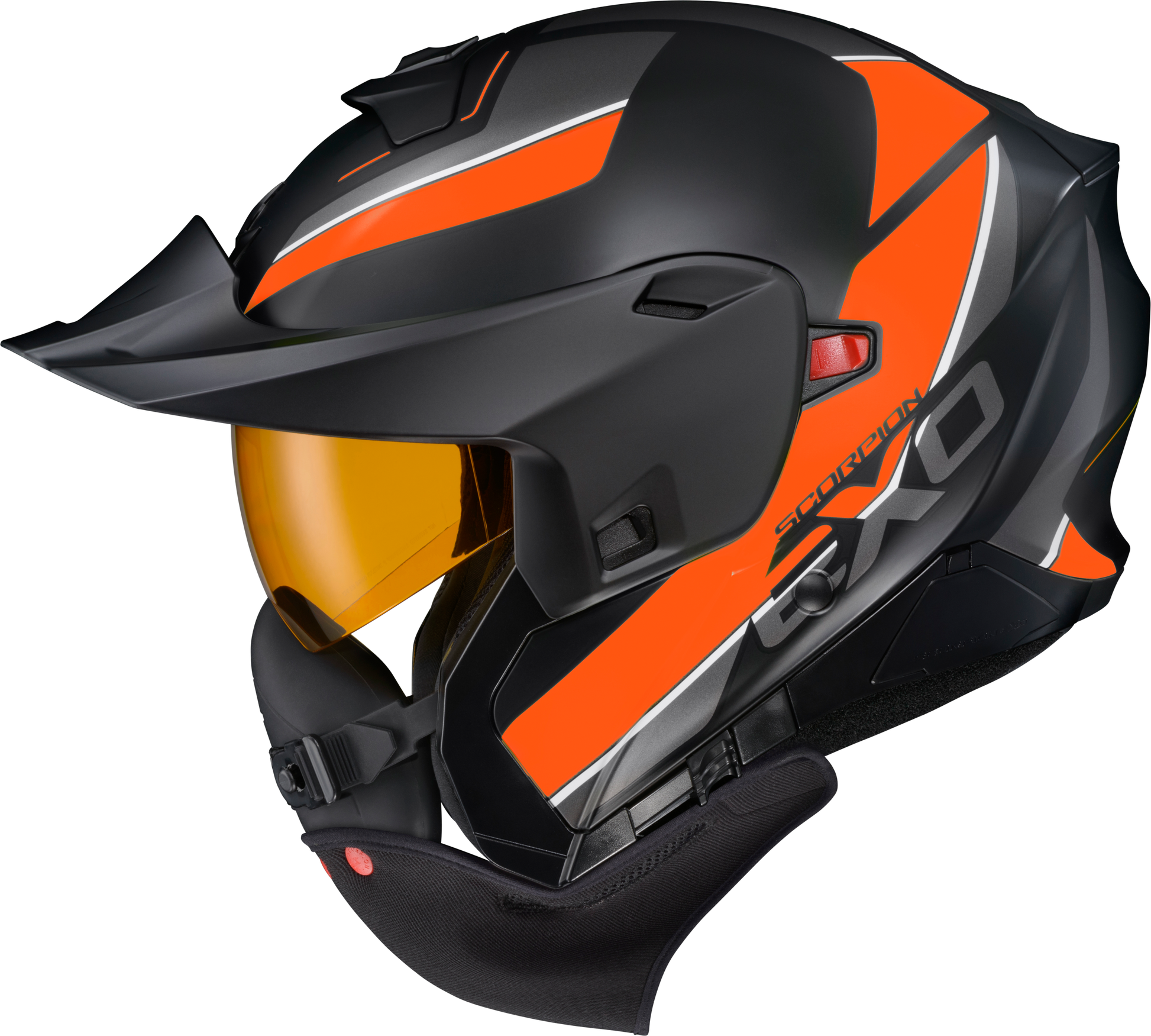 Exo Gt930 Cold Weather Helmet Modulus Orange Md (Electric)