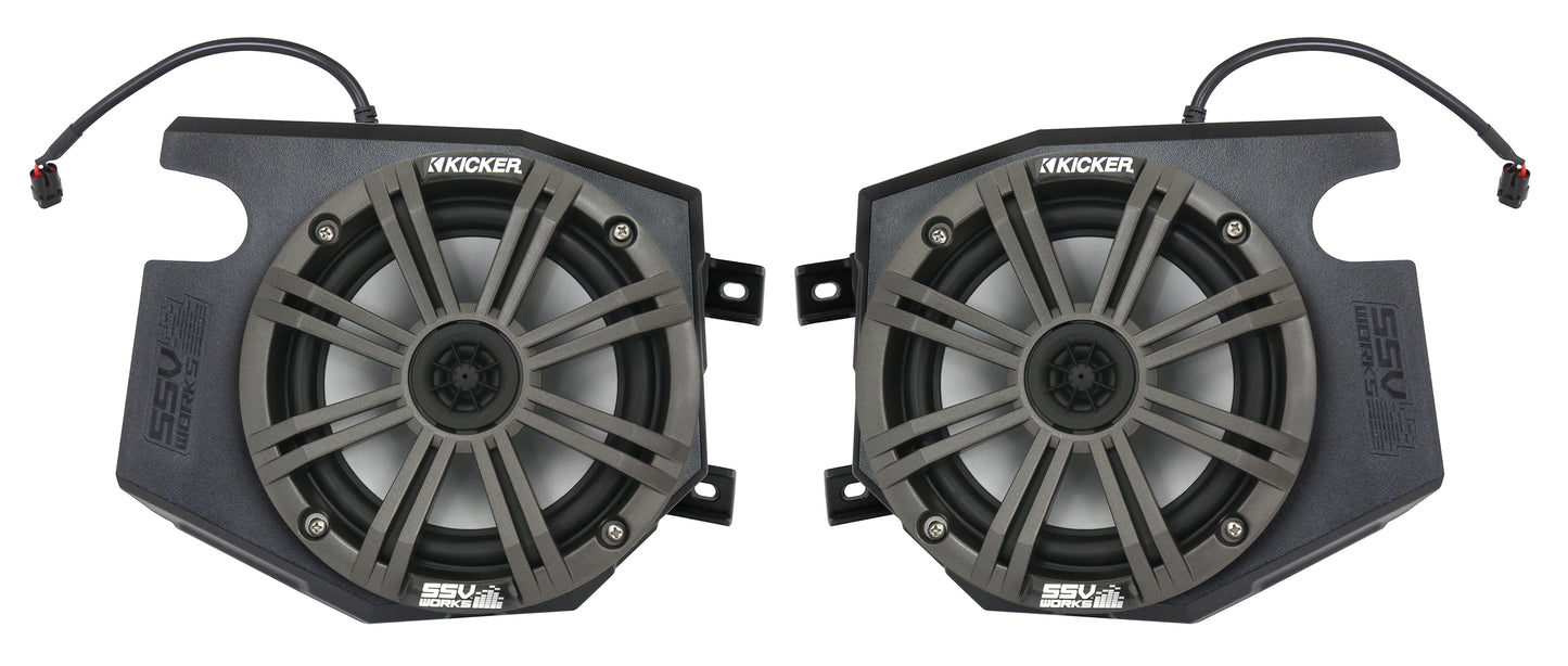 Kicker Front Pods 65 Watt 6.5" 900s 1000s 1000