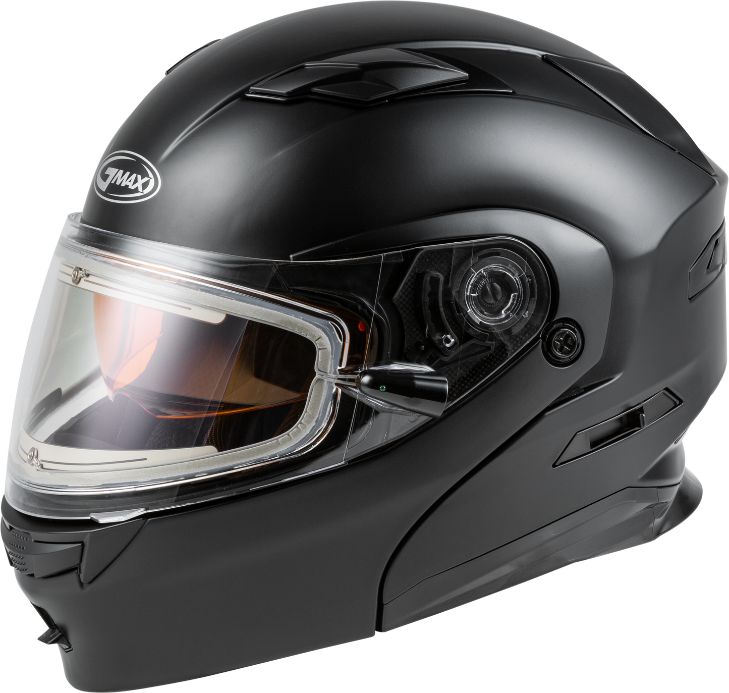 Md 01s Modular Snow Helmet W/Electric Shield Matte Blk Md