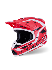 Sm7 Deed Helmet Red/Blk/Wht Glossy Xl
