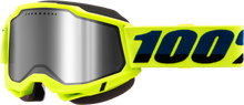 Accuri 2 Snowmobile Goggle Neon Ylw W/ Slvr Mirror Lens