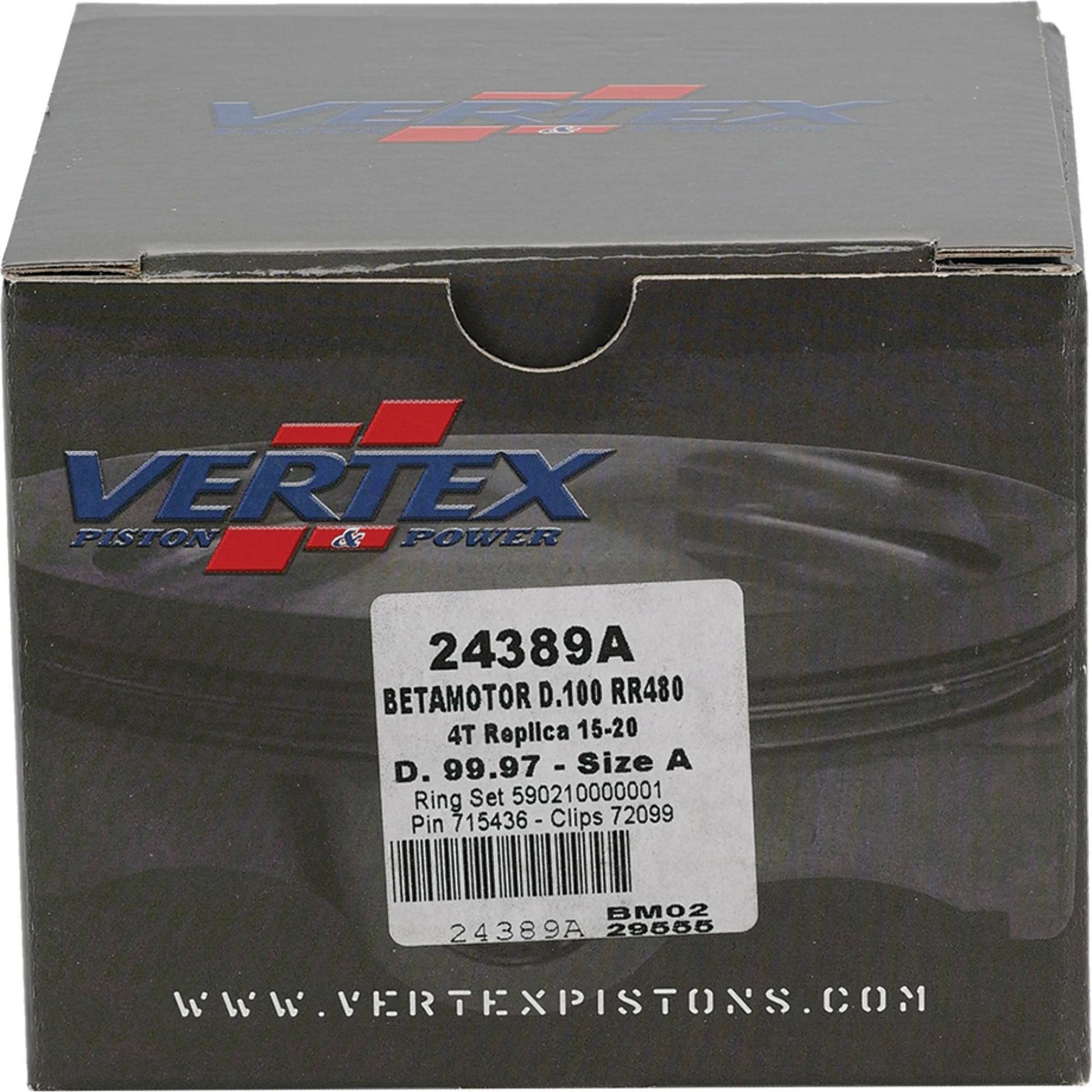 Piston Kit Forged 99.96/Std 11.86:1 Beta
