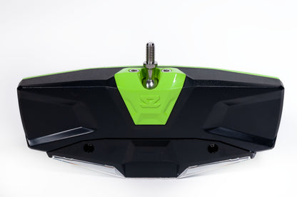 Bezel Halo Billet/Led/Cast Green