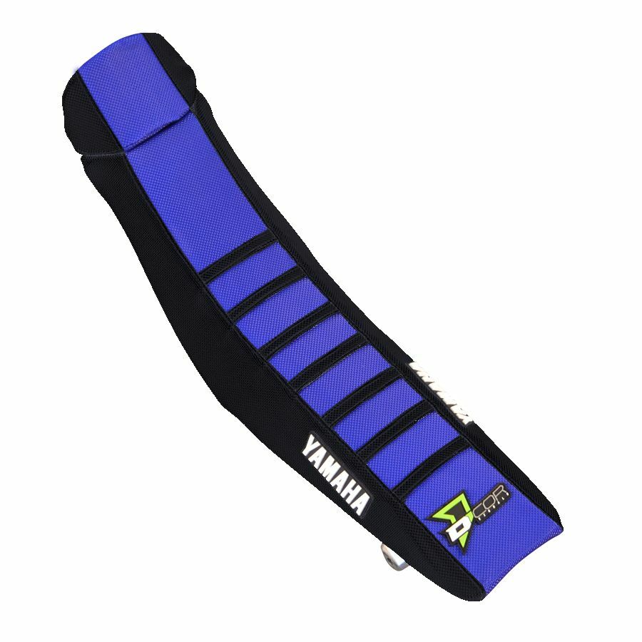 Seat Cover Black/Blue Ribs
