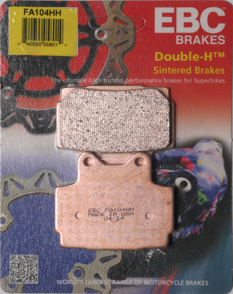 Brake Pads Fa104hh Double H Sintered