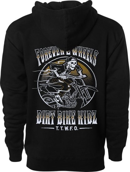 Ghost Rider Hoodie Black Lg
