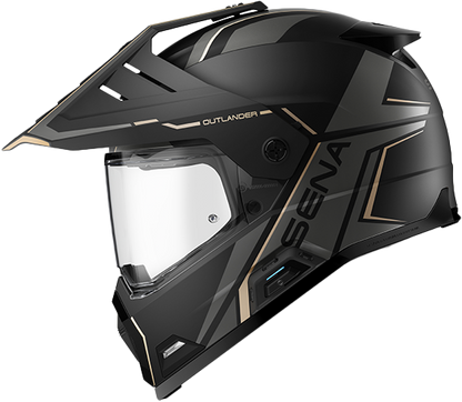 Outlander  Smart Ds Helmet Matte Black 2x
